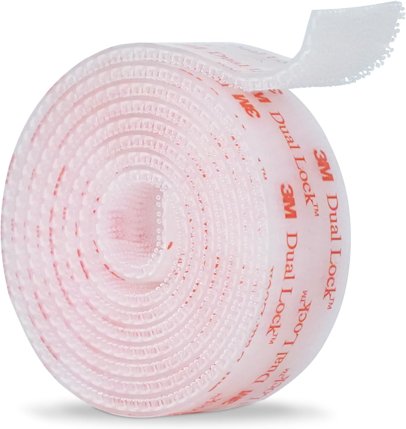 3M Dual Lock SJ3560 Hook & Loop Tape, 25mm x 1.9m Clear Interlocking Adhesive Fastener for Indoor & Outdoor Use