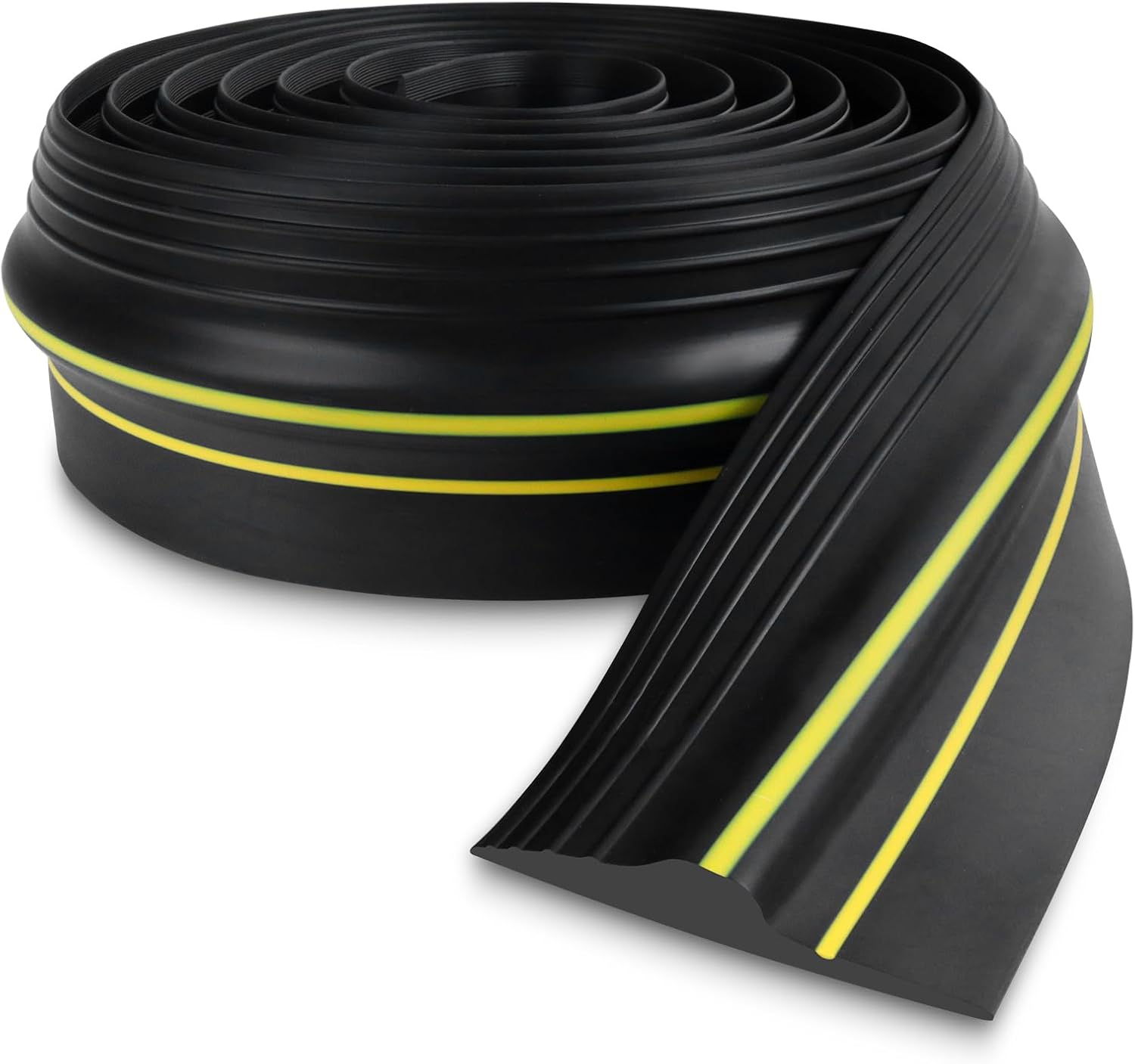 Garage Door Bottom Seal Strip, Universal Rubber Weather Stripping, Waterproof Excluder (80mm x 14mm, 3m Length)