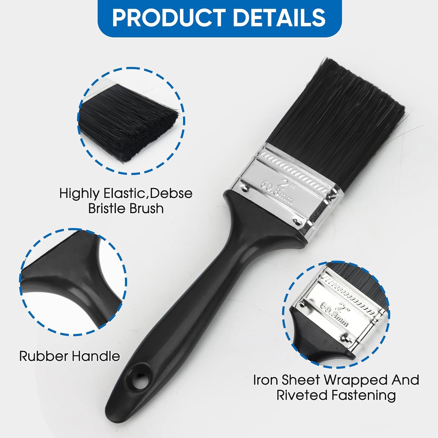 19PCS Paint Roller Kit, 9” & 4” Rollers, Extension Poles, Tray & Microfiber Covers for Walls, Ceilings & Trim - Image 4