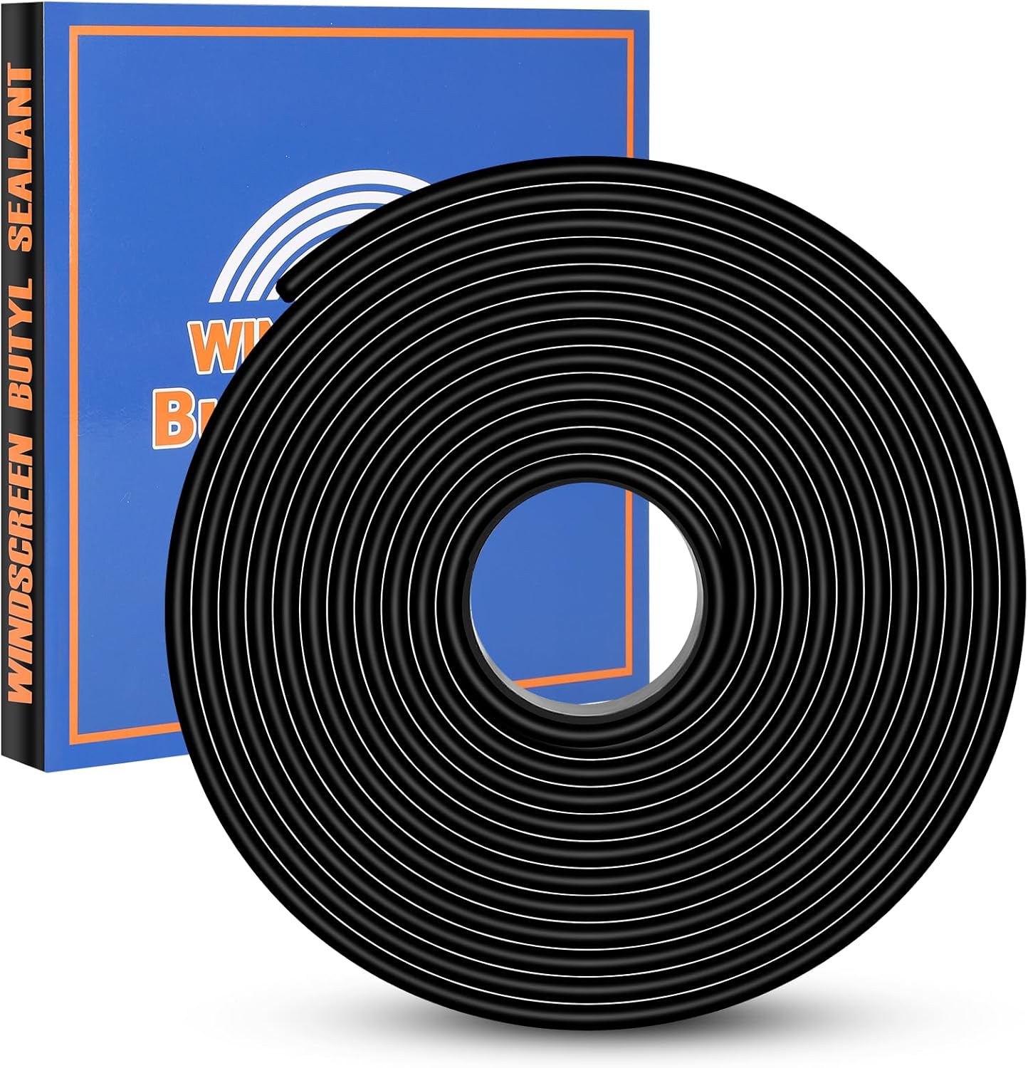 Pro Grade Butyl Sealant Tape 8mm x 13Ft(4m)/16.4Ft(5m) - Waterproof Automotive RV Boat Windshield Headlight Repair Tape, Permanent UV Resistant Adhesive for Car Door Roof Marine Sealing